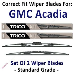 Wiper Blades 2-Pack Standard Wiper Blades fits 2017+ GMC Acadia - 30221/200