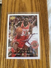 2008-09 Upper Deck Electric Court Gold Hakeem Olajuwon #210 HOF Legend Rockets