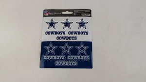 New Made In USA NFL 12 Mini Vinyl Decal Sticker Dallas Cowboys - Picture 1 of 4