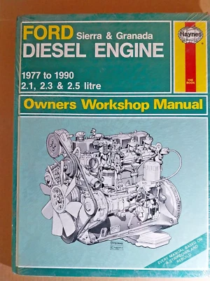 HAYNES WORKSHOP MANUAL FORD 2.1, 2.3 & 2.5 LITRE DIESEL ENGINE - Imagen 1 de 4