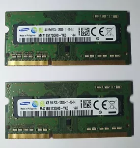 8GB 2x4GB DDR3L 1600MHz Laptop RAM PC3L 12800S 1Rx8 Memory 204Pin SODIMM - Picture 1 of 1