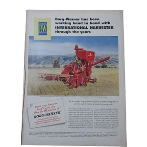 1951 International Harvester / Gilbey's Gin - Vintage Print Ad - Bild 1 von 4