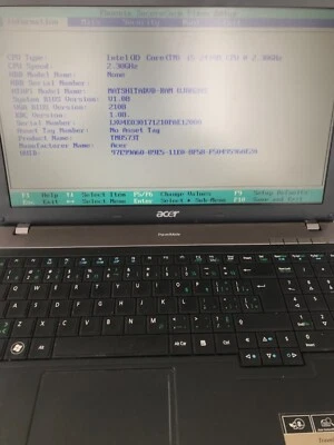 ACER TRAVELMATE 8573T-6637 / I5-2410M / 2.3GHZ / 4GB RAM / NO HDD /W CADDY /READ - Image 1 of 3