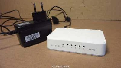 Netgear FS205 Switch 5-Port 10/100Mbps Fast Ethernet Unmanaged Network + PSU - Bild 1 von 3