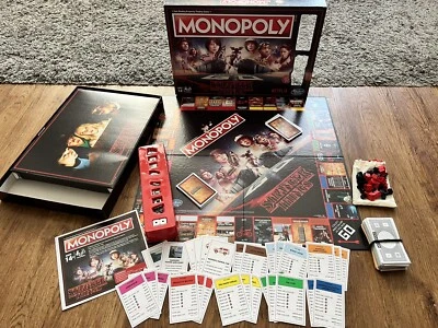 Stranger Things Monopoly Board Game by Hasbro - 100% Complete - Image 1 of 4