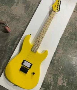 Hot Sale Reverse Headstock Yellow Electric Guitar with Maple Fingerboard - Bild 1 von 8