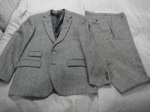 Blazer J CREW Hombre Color Gris Espiga 38r con Pantalones 32X32 - Imagen 1 de 16