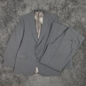 Traje Blazer Hombre Daks Talla 44 R Gris Pantalón 38x32 Lana - Imagen 1 de 22
