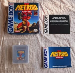 Metroid (II) 2 Return of Samus Complete & Tested CIB (Nintendo Game Boy GB 1991)