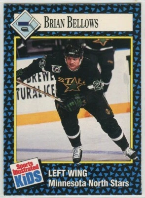 1992 Sports Illustrated for Kids Insert #20 Brian Bellows Minnesota North Stars - Image 1 of 2
