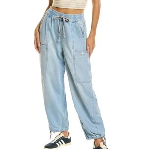 Jeans Free People ojos brillantes bajos en azul piedra lunar - Imagen 1 de 3