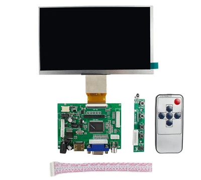 7"/8"/10.1" ips HD LCD Screen HDMI VGA Driver Board Capacitive Touch DYI Kit - Image 1 of 2