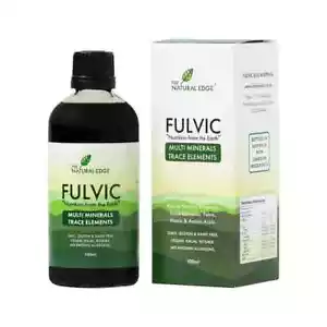 3x THE NATURAL EDGE FULVIC 100ML - MULTI MINERAL SUPPLEMENT - Bild 1 von 3