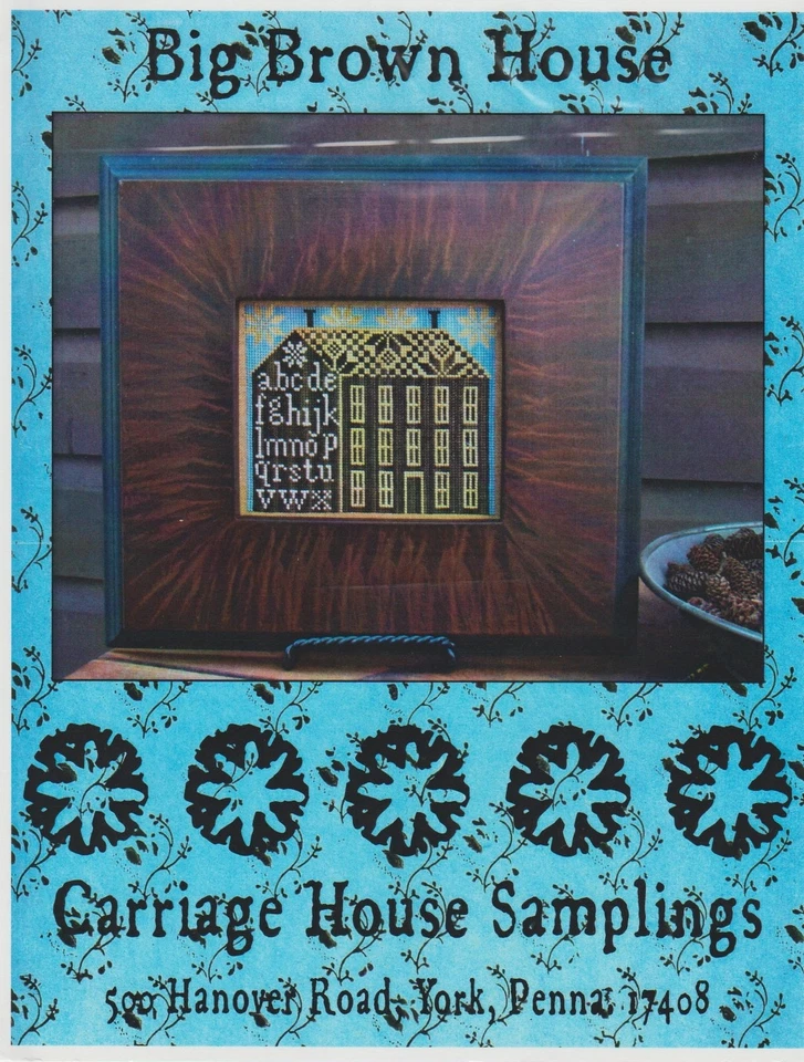 Big Brown House by Carriage House cross stitch pattern - Image 1 of 1