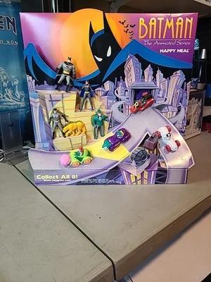 De colección 1993 McDonald's Batman La Serie Animada Happy Meal Diaplay Foto 1 de 4