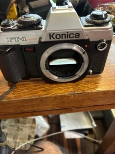 VTG Konica FT-1 Motor SLR 35mm Film Camera Body Untested AS IS - Picture 1 of 6