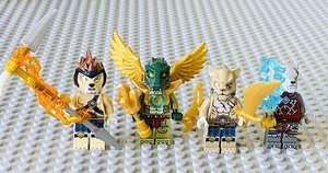 Lote de 4 minifiguras Lego Chima - Imagen 1 de 5