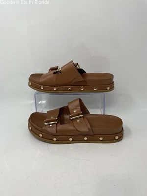 Sandalias sin cordones BCB Generation para mujer de cuero marrón bamba talla 9 Foto 1 de 4