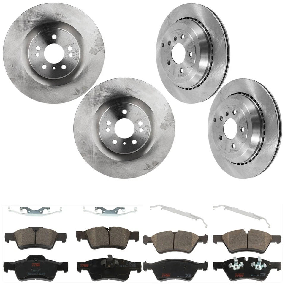 KIT TRW-073024-7953 Juego de 4 ruedas discos de freno y kits de pastillas delanteras y traseras para MB R350 Foto 1 de 4