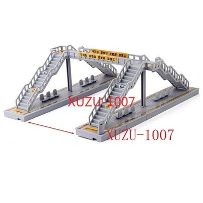 Fit S /HO Scale Railway Modern Pedestrian Bridges Station Platform 29cm DIY - Image 1 of 3