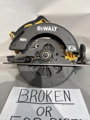 Broken Dewalt DCS575 Flex Volt 7 1/2" Saw Parts Z20 #2024 - Image 1 of 4