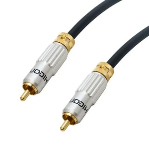 LOCKING RCA to RCA Lead. Neutrik, HiCon, Van Damme Cable. Audiophile. 1m 3m 5m - Picture 1 of 2