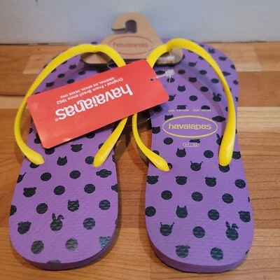 Havaianas 女式修身新鲜凉鞋人字拖全新带标签尺寸 11/12 — 第 1/4 张图片