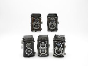Konvolut LOT 5x Rolleiflex Rolleicord TLR Kamera Tessar 3,5/7,5cm Xenar 3,5/75mm