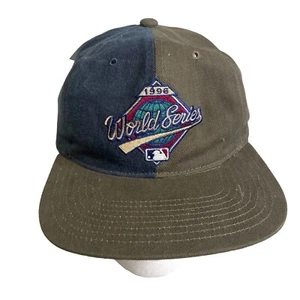 Vintage MLB Baseball World Series 90s Strap Snapback Sports Hat Cap NWT 1996 - Picture 1 of 7