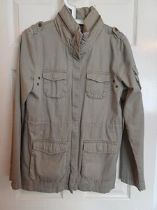 H&M Women's Cotton Parka Jacket Size 10 VGC - Picture 1 of 8