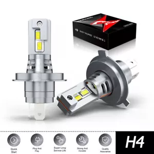 FIT Mitsubishi Pajero/Montero 1998-2006 headlight Hi/Lo Lamps Bulbs H4 2PC 6000K - Picture 1 of 11
