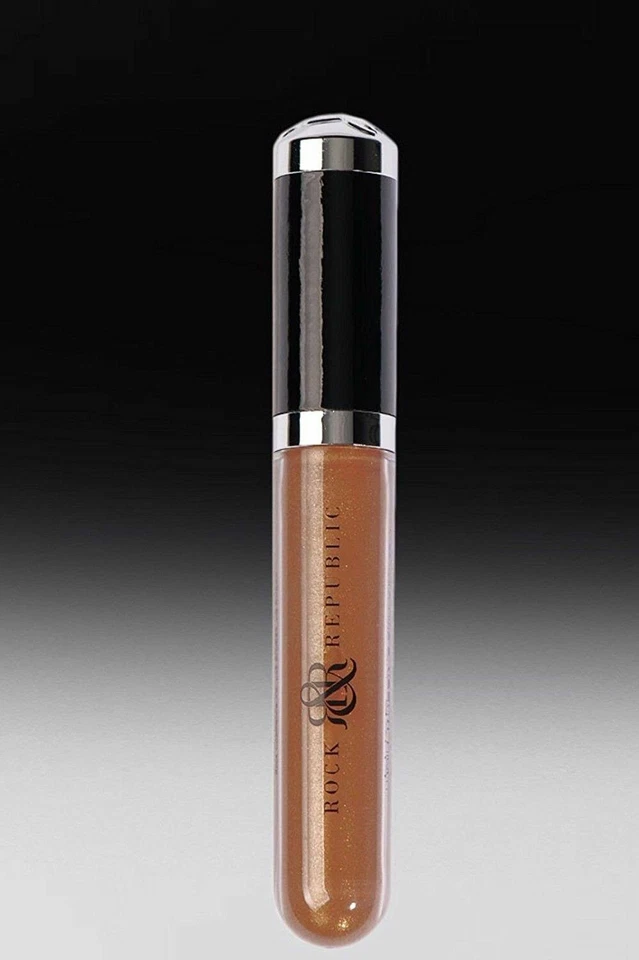 🎄NUEVO SIN CAJA 🛍️ Rock & Republic 🎁 Brillo de labios Brillo de labios 🎀 Train Wreck Brown Shimmer Foto 1 de 1