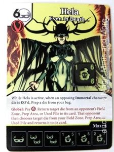 The Mighty Thor ~ HELA #105 rare Marvel Dice Masters card - Picture 1 of 1