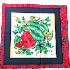 Watermelon & Slice Crafting Sewing Pillow Panel 17.75 " x 18" Cranston Vintage