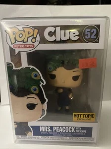 Funko POP #52 Clue - Mrs. Peacock (with Knife) Hot Topic Exclusive W/ Protector - Picture 1 of 3