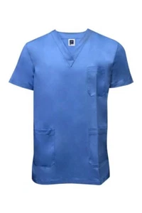 Medical Care Unisex Scrub Tunic Uniform - Picture 1 of 12