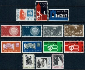 NORWEGEN. 1971. Jahrgangsset. Sehr schön Postfrisch (YS1741) - Bild 1 von 1