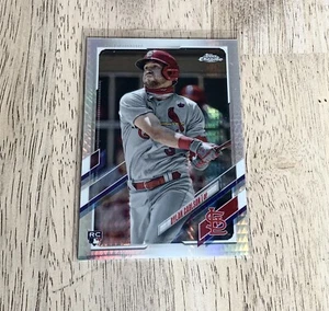 Dylan Carlson 2021 Topps Chrome Prism Refractor Rookie RC #140 Cardinals SP - Picture 1 of 2