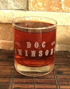 DOC SWINSON'S Collectible Whiskey Glass - Picture 1 of 1