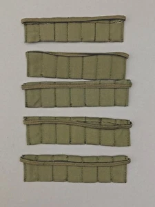 5 21ST CENTURY TOYS GREEN MILITARY AMMO BANDOLIERS 1/6TH SCALE OR 12" FIGURES - Picture 1 of 4