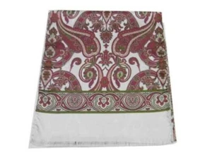 Schal aus Seide für Herren Von Jacke Weiß Motive Kaschmir Bordeaux Grün Edel - Picture 1 of 2