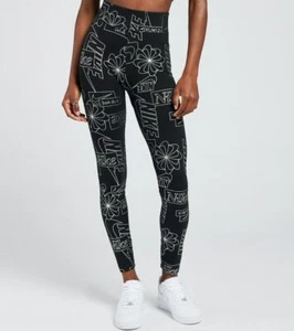 Nike NSW Icon Clash High Waisted Tights DM1747-010 Black-Sizes M, L, & XL - Picture 1 of 12