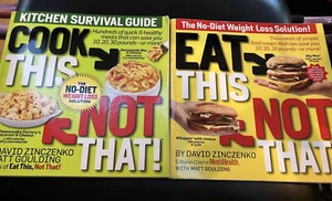 Eat This Not That Cook this Not That Lot of 2 Like New - Picture 1 of 6