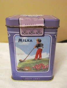 LATA DE CHOCOLATE VINTAGE MILKA SIESTAS - Imagen 1 de 5