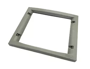 Hoffman Size 360mm x 310mm Operator Interface Fixed Bezel/Window, Aluminum, Gray - Picture 1 of 5