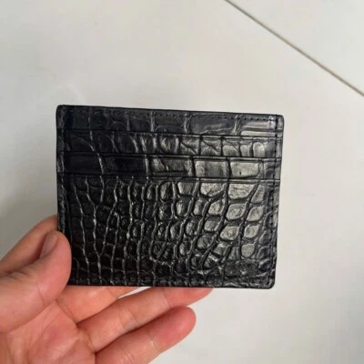GENUINE  LEATHER SKIN CREDIT CARD HOLDER/ WALLET CARD HOLDER FOR MEN - Image 1 of 4