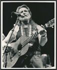 Willie Nelson Outlaw Country Folk Rock Icon 1980'S Original Photo 8 X 10 Type 1