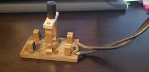 Vintage Industrial Electric Knife Switch Frankenstein Steampunk Copper - Picture 1 of 4
