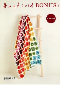 Blanket Crochet Pattern – Hayfield Bonus DK no.10119 - Picture 1 of 1