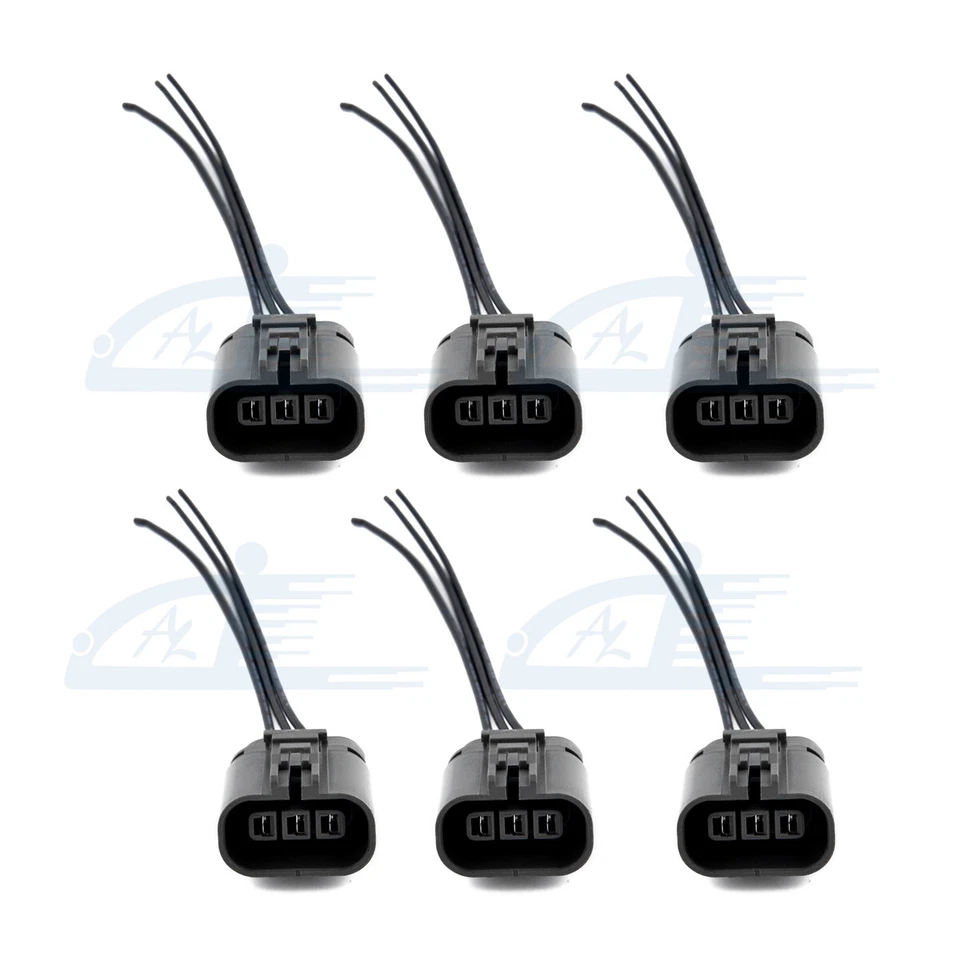 6x Pacote de Bobina de Ignição Conector de Fiação Pigtail Para Nissan 300ZX Z32 Infiniti J30 - Imagem 1 de 4